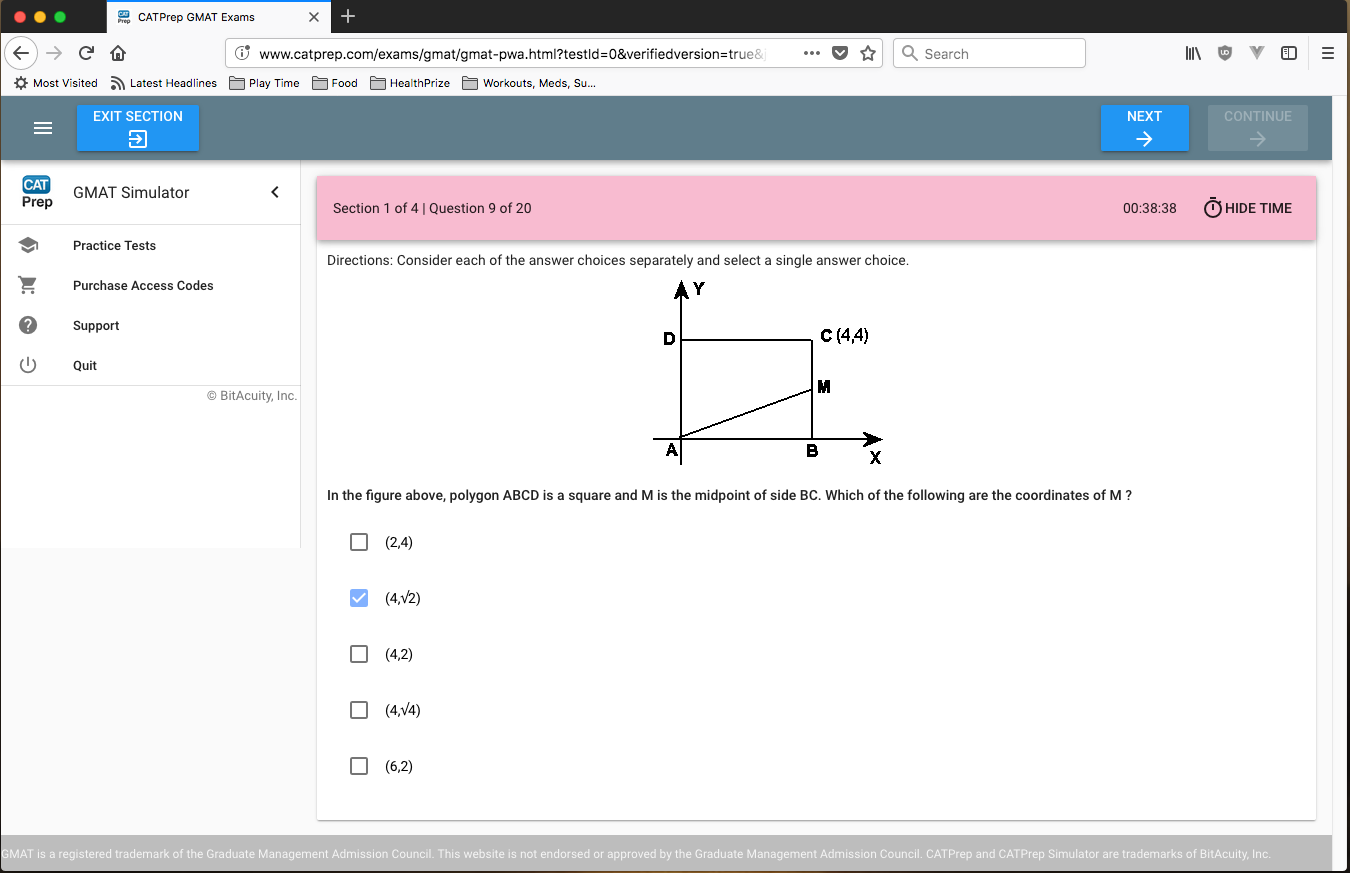 GMAT Fragenkatalog